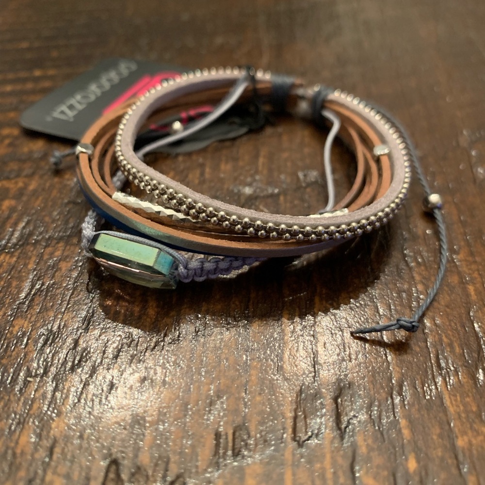 Blue and Silver Paparazzi Bracelet